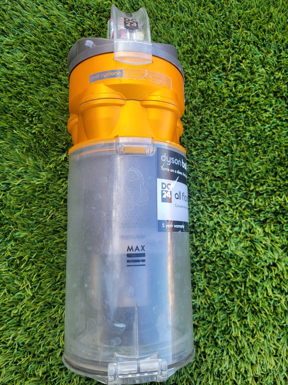 Dyson DC24 Dust Bin & Cyclone Upright Canister Replacement Parts Genuine Yellow